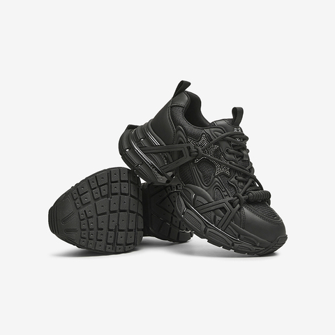 百思图2025春季新款商场同款时尚街头老爹鞋厚底女休闲鞋A1108AM5