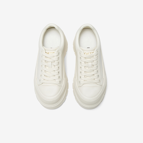 百思图2025春季新款商场同款时髦运动板鞋厚底女休闲鞋BG356AM5