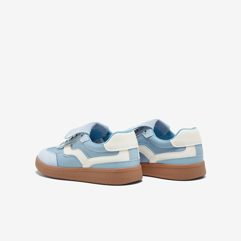 百思图2025春季新款复古户外运动德训鞋平跟女休闲鞋BG355AM5