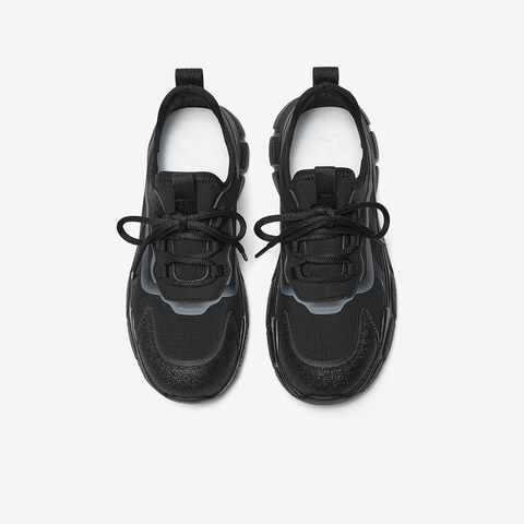 百思图2025春季新款商场同款户外运动老爹鞋厚底女休闲鞋BG341AM5