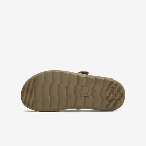 百思图2025春季新款商场同款简约复古勃肯鞋平跟女单鞋A5983AM5