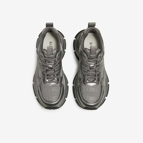 百思图2025春季新款商场同款街头运动老爹鞋厚底女休闲鞋A9263AM5