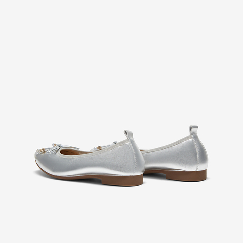 百思图2025春季新款商场同款时尚通勤方跟浅口女单鞋A5461AQ5