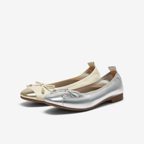 百思图2025春季新款商场同款时尚通勤方跟浅口女单鞋A5461AQ5