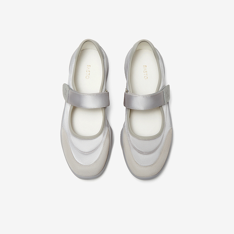 百思图2025春季新款时尚户外休闲玛丽珍鞋厚底女单鞋UHA21AQ5