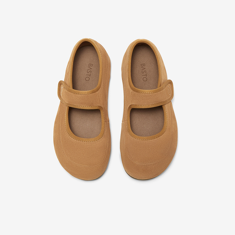 百思图2025春季新款时尚户外休闲玛丽珍鞋平跟圆头女单鞋A2888AQ5