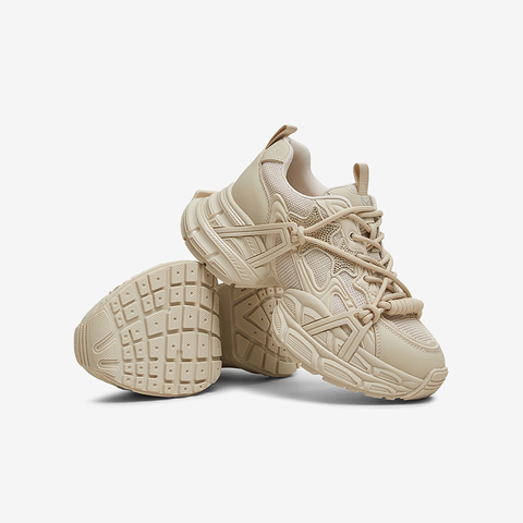 百思图2025春季新款商场同款时尚街头老爹鞋厚底女休闲鞋A1108AM5