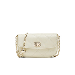 百思图2025春季新款商场同款时髦通勤绗缝包单肩斜挎包女X3656AX5