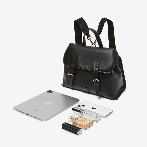 百思图2025春季新款商场同款时尚简约双肩背包女X3639AX5