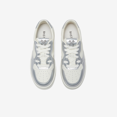 百思图2025春季新款商场同款时尚街头运动板鞋女休闲鞋URJ01AM5