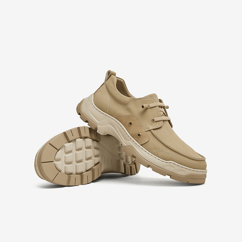 百思图2025夏季新款商场同款时尚通勤布鞋厚底男休闲鞋G6708BM5