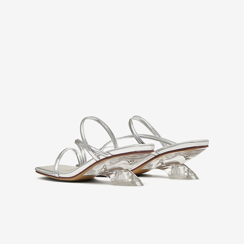 百思图2025夏季新款商场同款简约时尚通勤粗跟女拖鞋B5299BT5