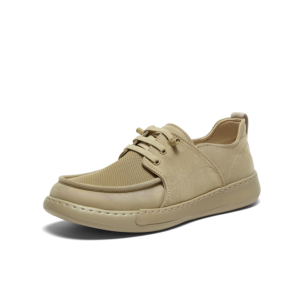 百思图2025夏季新款商场同款简约休闲布鞋厚底男休闲鞋K8807BM5