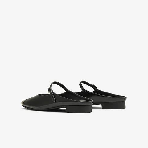 百思图2025夏季新款商场同款时髦通勤穆勒拖方头女拖鞋B1711BH5