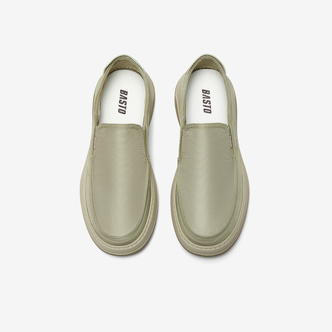 百思图2025夏季新款商场同款时尚通勤布鞋厚底男休闲鞋L6520BM5