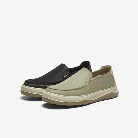 百思图2025夏季新款商场同款时尚通勤布鞋厚底男休闲鞋L6520BM5