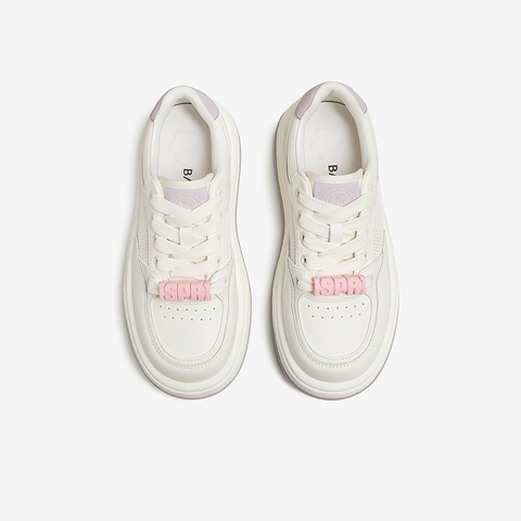 百思图2025夏季新款时尚潮流街头运动板鞋厚底女休闲鞋X2711BM5