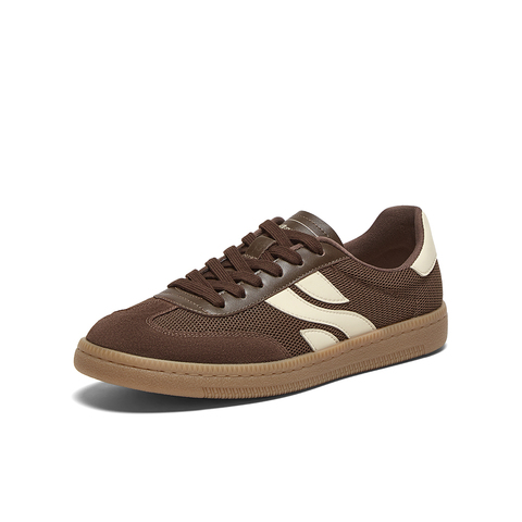 百思图2025春季新款商场同款户外复古德训鞋平跟男休闲鞋Y1881AM5