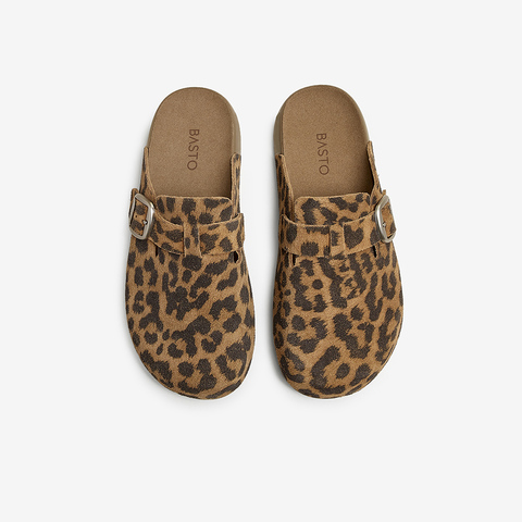 百思图2025夏季新款商场同款复古休闲勃肯鞋平跟女单鞋A9080BH5