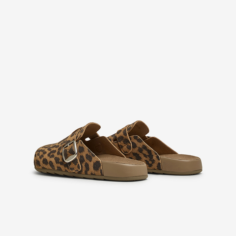 百思图2025夏季新款商场同款复古休闲勃肯鞋平跟女单鞋A9080BH5