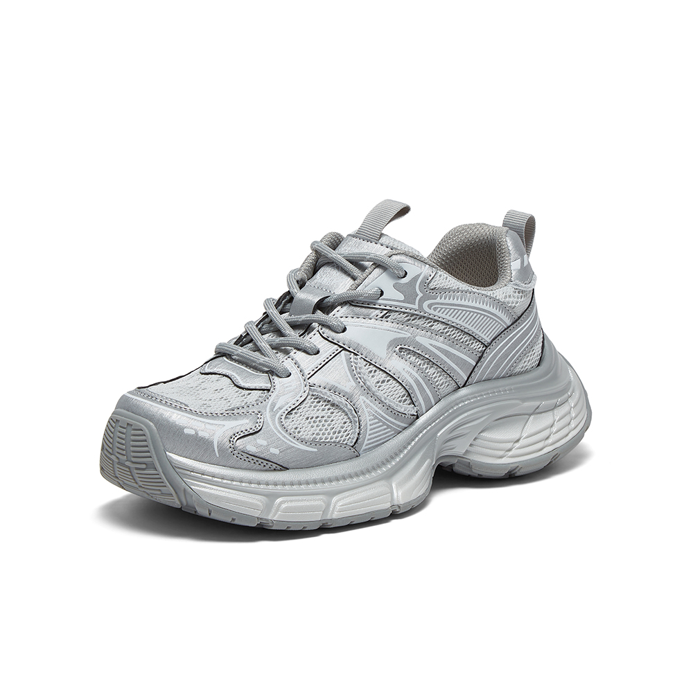 百思图2025夏季新款商场同款时尚潮流老爹鞋增高女休闲鞋D5291BM5