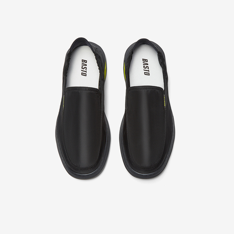 百思图2025夏季新款商场同款简约通勤布鞋厚底男休闲鞋EYD07BM5