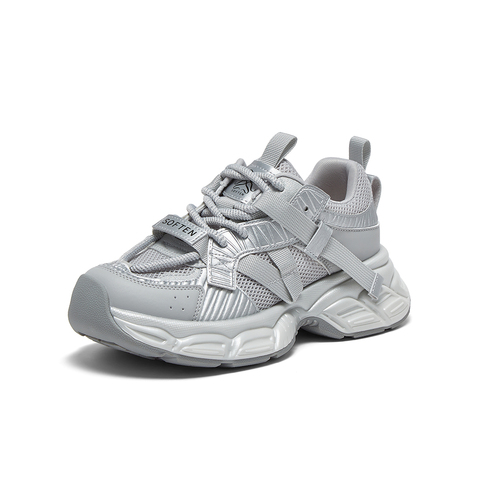 百思图2025夏季新款商场同款户外运动老爹鞋厚底女休闲鞋B6866BM5