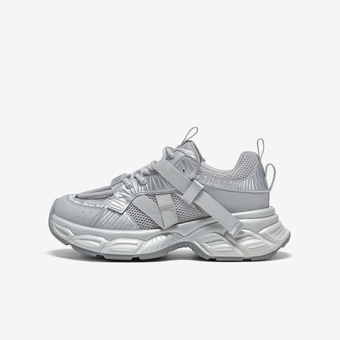 百思图2025夏季新款商场同款户外运动老爹鞋厚底女休闲鞋B6866BM5