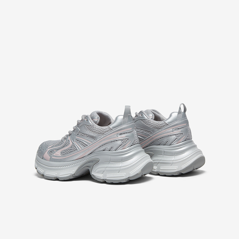 百思图2025春季新款商场同款时尚户外老爹鞋厚底女休闲鞋B6187AM5