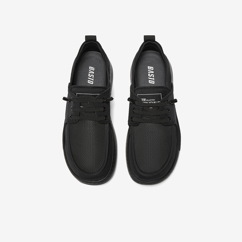 百思图2025夏季新款商场同款简约休闲布鞋厚底男休闲鞋K8807BM5