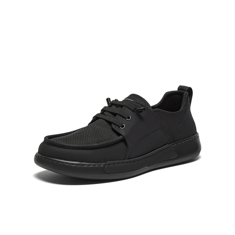 百思图2025夏季新款商场同款简约休闲布鞋厚底男休闲鞋K8807BM5