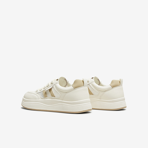 百思图2025夏季新款商场同款时尚运动板鞋厚底女休闲鞋D3052BM5