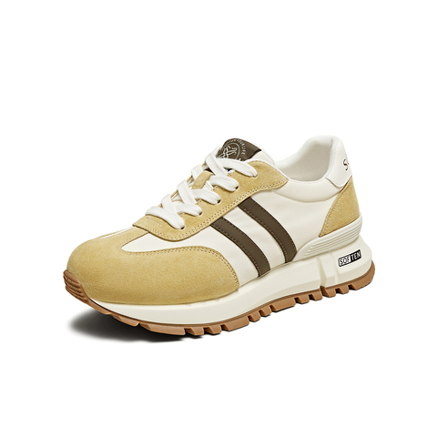 百思图2025夏季新款商场同款时尚复古阿甘鞋厚底女休闲鞋D3027BM5