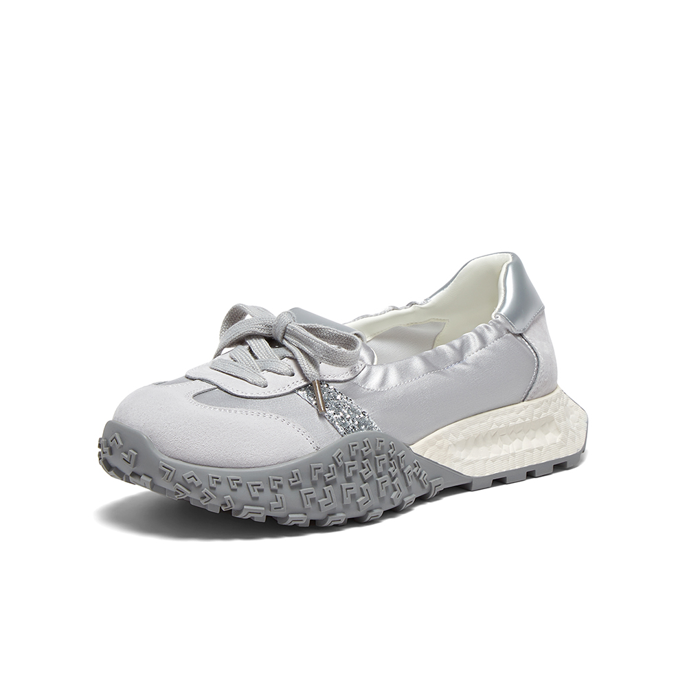 百思图2025夏季新款时尚复古经典户外休闲德训鞋女休闲鞋D3063BA5