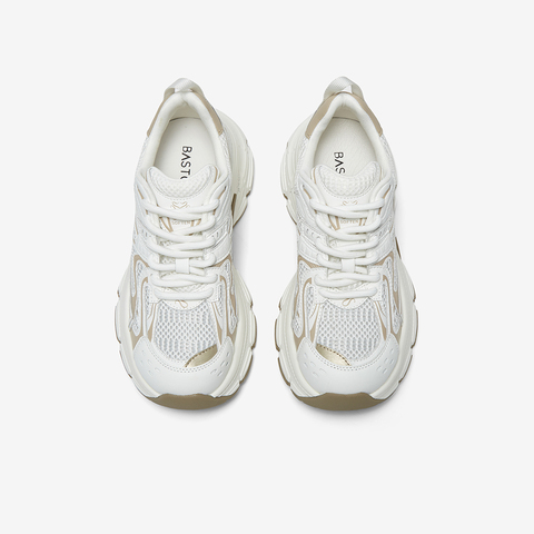 百思图2025春季新款商场同款时尚户外老爹鞋厚底女休闲鞋B6187AM5