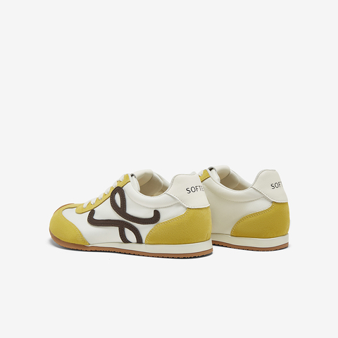 百思图2025夏新款商场同款时复古运动德训鞋平跟女休闲鞋A1827BM5