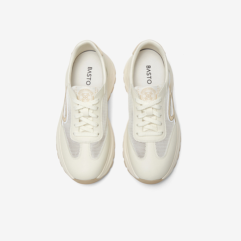 百思图2025夏季新款商场同款时尚街头阿甘鞋厚底女休闲鞋VLHA2BM5