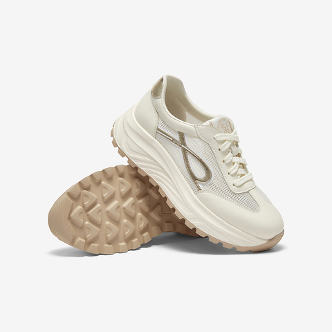 百思图2025夏季新款商场同款时尚街头阿甘鞋厚底女休闲鞋VLHA2BM5