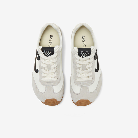 百思图2025夏新款商场同款时复古运动德训鞋平跟女休闲鞋A1827BM5