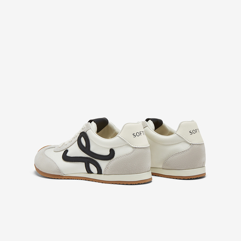 百思图2025夏新款商场同款时复古运动德训鞋平跟女休闲鞋A1827BM5