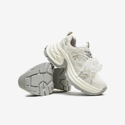 百思图2025夏季新款商场同款时髦运动老爹鞋厚底女休闲鞋D5298BM5