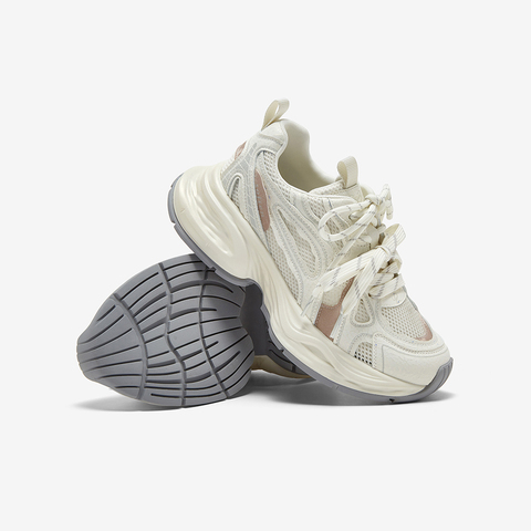 百思图2025夏季新款时尚潮流街头运动老爹鞋厚底女休闲鞋B1051BM5