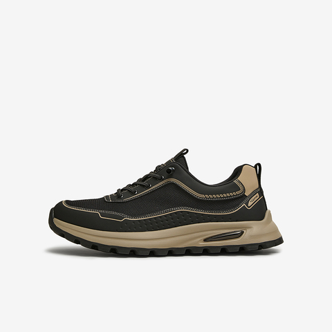 百思图2025夏季新款简约户外街头运动厚底男休闲鞋66550BM5