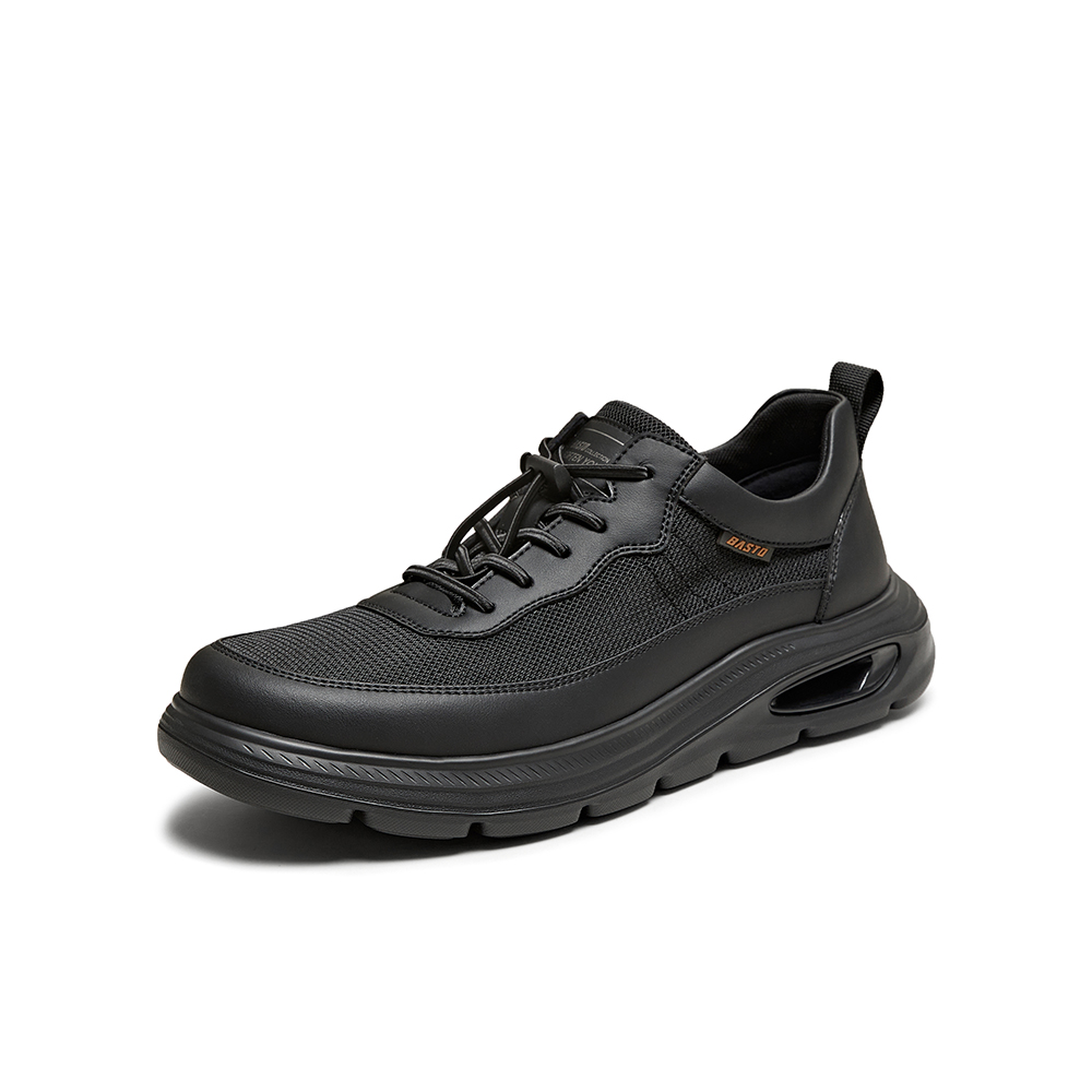 百思图2025夏季新款商场同款时尚户外运动厚底男休闲鞋EYX14BM5