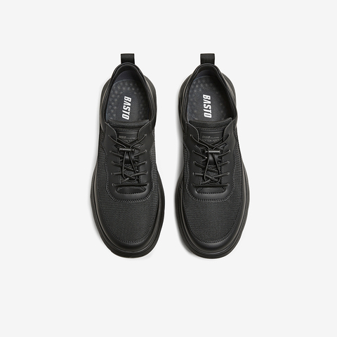 百思图2025夏季新款商场同款时尚户外运动厚底男休闲鞋EYX14BM5