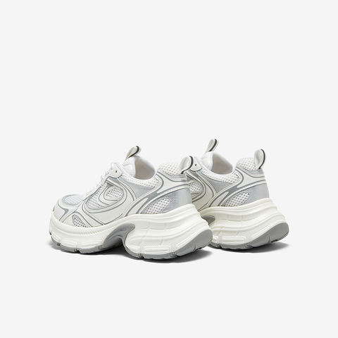 百思图2025夏季新款时尚街头潮流老爹鞋厚底女休闲鞋B6185BM5