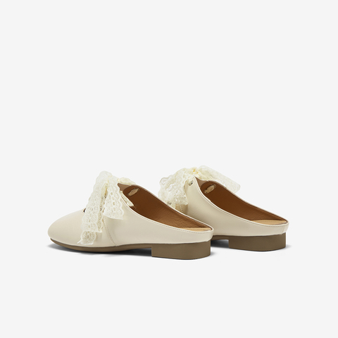 百思图2025夏新款商场同款时尚简约穆勒拖方头粗跟女拖鞋F5192BH5