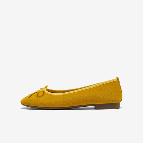 百思图2025秋季新款单鞋简约时尚蝴蝶结浅口通勤女鞋B1833CQ5