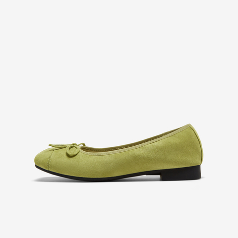 百思图2025秋季新款简约时尚蝴蝶结浅口方头女单鞋B2700CQ5