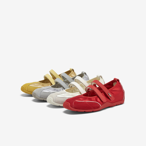 百思图2025夏季新款时尚复古户外休闲芭蕾舞鞋平跟女单鞋A9003BQ5